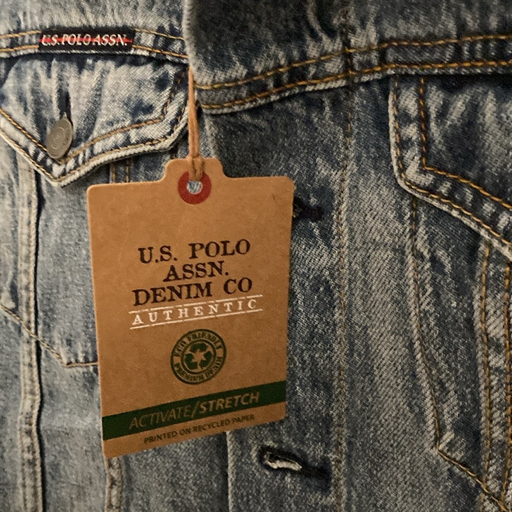 NWT men’s Polo Denim  Jean jacket - Picture 3 of 4